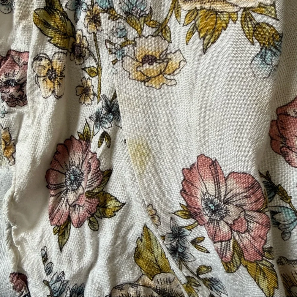 Art Class Fairycore Skirted Floral Romper - Picture 8 of 9